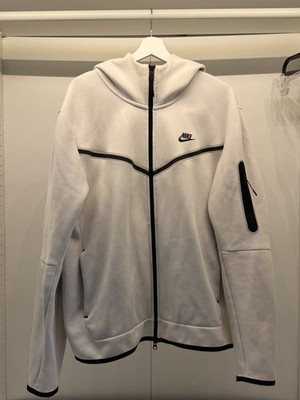 Nike Tech Fleece Jacke Beige Schwarz Herren Größe L