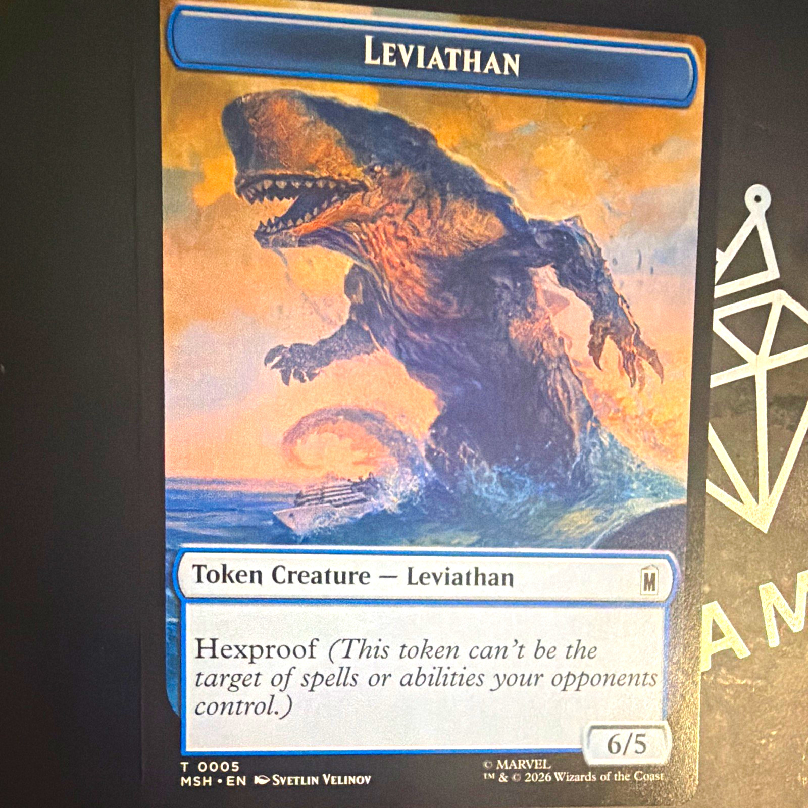 Magic: The Gathering MSH Token Lot (2) Leviathan T0005 Food T0019 EN 2026