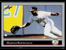 Harold Baines 1992 Leaf #126 Oakland Athletics