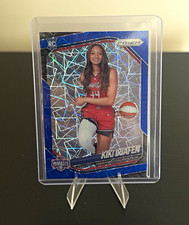 Panini 2025 Prizm WNBA Kiki Iriafen Mystics Rookie Var Blue Velocity #149