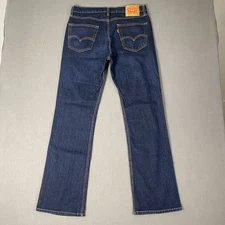 Levis Jeans Mens 34x34 527 Slim Bootcut Blue Denim Stretch Western Cowboy