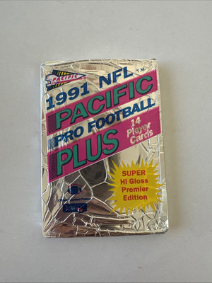 1991 NFL Pro Football Pacific Plus 14 player cards SUPER Hi Gloss SEALED Deals