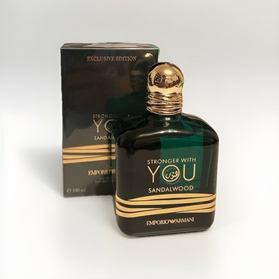 Armani Stronger With You SANDALWOOD 100ml Eau de Parfum Neu Exclusive Edition