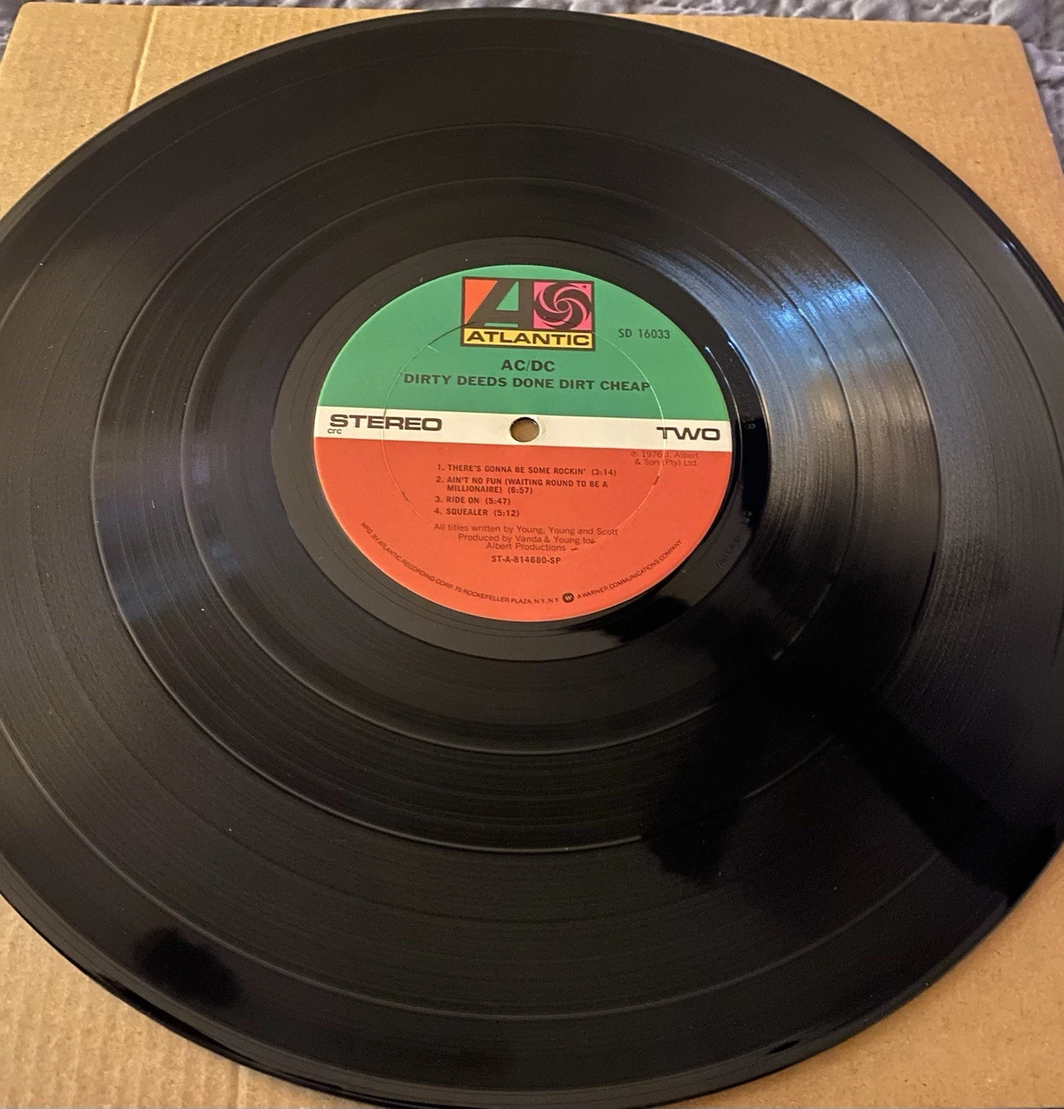 AC/DC - Dirty Deeds Done Dirt Cheap - Vinyl Record LP (Columbia House Sticker) image 4
