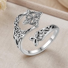 2026 Witch’s Return-Knot Protection Ring Witches Knot Adjustable Ring