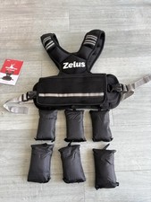 ZELUS Weighted Vest Adjustable Body Weight Exercise Set 1.8-4.5kg with 6 Weights