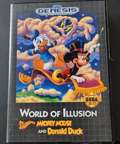 World of Illusion Starring Mickey Mouse & Donald Duck (Sega Genesis, 1992) CIB