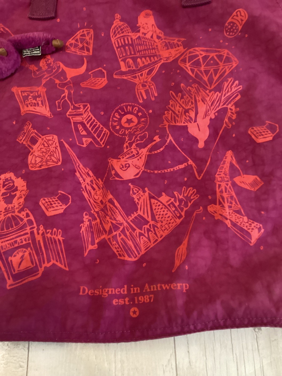 Kipling Versatile Packable Nylon Backpack / Tote … - image 3