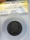 Photo of a 1814-P Large Cent from an eBay listing that sold on Jul 18, 2026