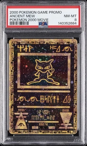 2000 POKEMON GAME MOVIE POKEMON 2000 MOVIE ANCIENT MEW PSA 8