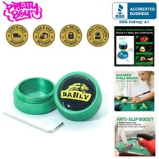 Round Pool Chalk Holder - Portable Pool Cue Chalk Holder, Magnetic Mini Chalk...