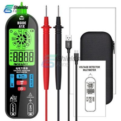 A1X Digital LCD Multimeter DC/AC Voltage Tester Resistance Meter with Flashlight