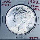 1922-P Peace Dollar — photo from another recent sale
