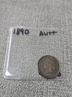 1890 Indian Head Penny Cent AU++