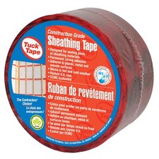 Tuck Tape Construction Sheathing Tape Epoxy Resin Tape 2.4 in x 180 ft Red
