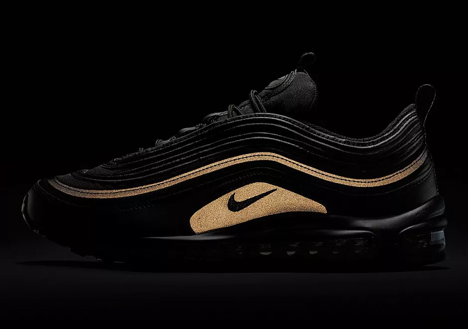 cuscús Es mas que por ciento Nike Air Max 97 Black Gold Reflective Retro OG PRM SE Size 11. AA3985-001  95 98 | eBay