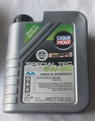 Special Tec AA SAE 5W-30 Full Synthetic Motor Oil, 1 Liter 1.06 Quarts B51