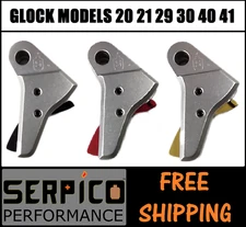 Serpico Performance®  Bravo AL™ Gen 2-4 Flat Face Aluminum Trigger Shoe SILVER