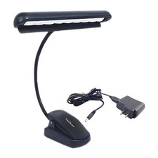 Music Stand Light - 9 LED Adjustable Clip on Piano Lights USB and Battery Ope...