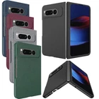 For Google Pixel Fold RockSand Matte Rubberized hard case Frame Back cover