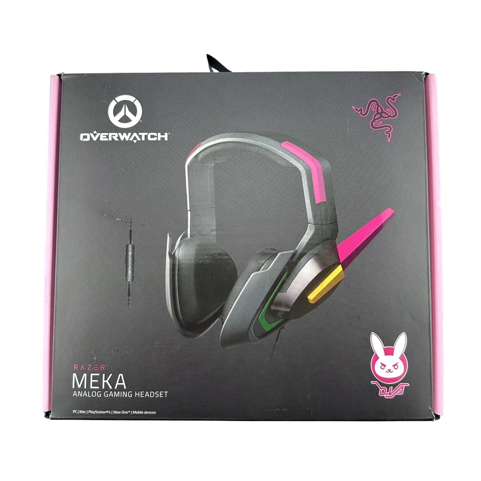 Razer D.Va Overwatch MEKA Headset, RZ04-02400100-R3M1, DVa - Image 2 of 4