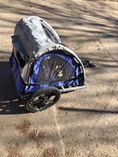 halfords double buggy child bike trailer