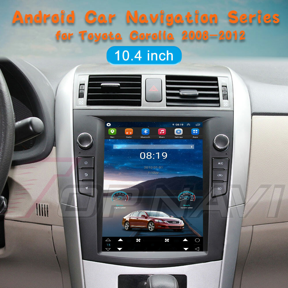 Android 13 Car Stereo for Toyota Corolla 2008-2012 Head Unit