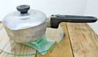 Vintage Wagner Ware Magnalite GHC 1 Quart Double Spout Sauce Pan Pot Lid USA