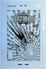 Production Art BATMAN #415 cover, JIM APARO art, 11x17