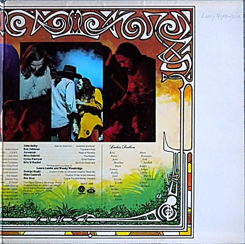 Quicksilver Messenger Service - Just For Love (LP, Album, Gat) - Picture 3 of 8