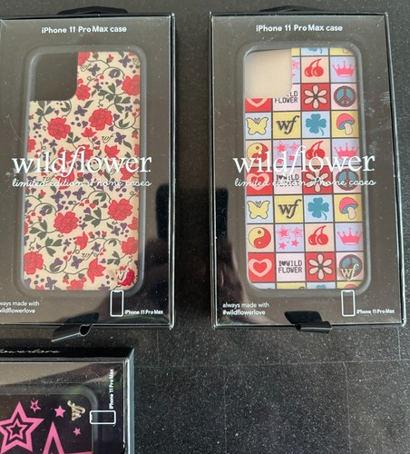 WildFlower Case IPhone 11 ProMax Case Lot of 5 Limited Edition - Picture 4 of 9