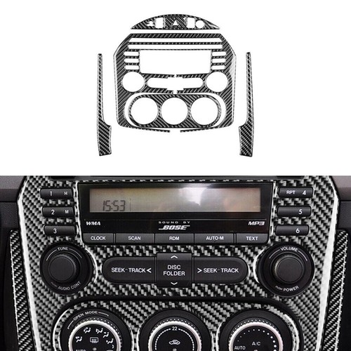 Carbon Fiber Center Control Decorative Panel Cover Trim Fit For Mazda MX-5 Miata - Bild 1 von 12