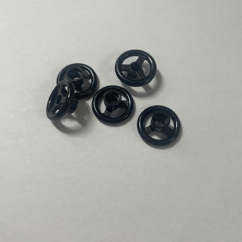Lego® 5x Lenkrad Vehicle Steering Wheel Schwarz Black 30663