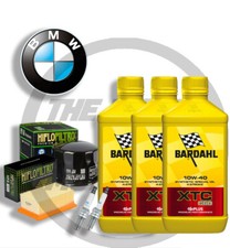 KIT/TAGLIANDO BMW F/800/GS 2007 2011 FILTRI OLIO ARIA CANDELE BARDAHL XTC 10W40