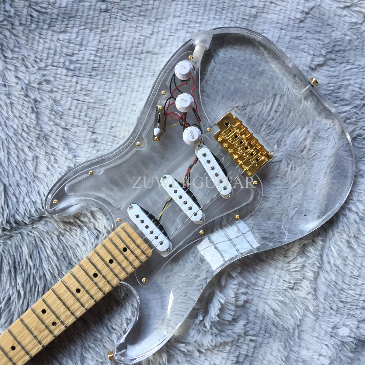 Acrylic guitar body deals