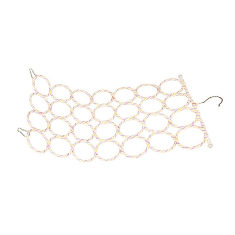 Bird Swing Perch Parrot Hanging Toy for Small Sized Birds (Random Color