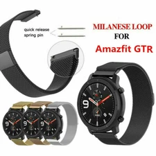 Milanese Loop Bracelet For Amazfit GTR 42mm 47mm Quick-Fit Watch Band Strap