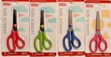 KIDS Scissors 5" Blunt Tip  - YOU PICK COLOR - Pink / Green / Blue / Red - NEW