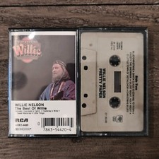 Willie Nelson 2 Cassette Lot - Best of Willie  Pretty Paper