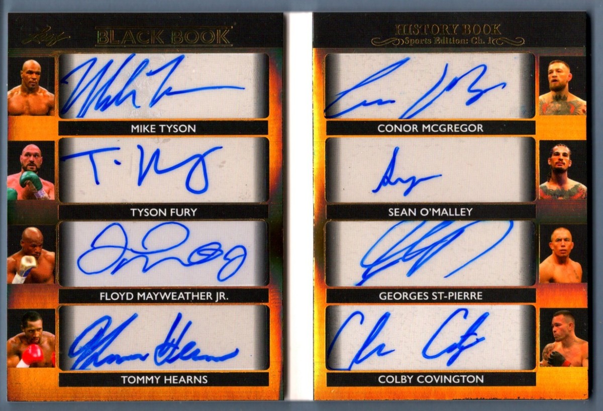 その他 [1of1]tyson fury auto wbc Tyson Fury Mayweather Jr McGregor O'Malley 2023 Leaf Gold