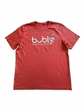 Bubly Sparkling Water T-Shirt Red Men’s Size Large Michael Bublé