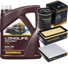 Inspektionspaket MANNOL Longlife 5W-30 5L für Mitsubishi Mirage/Space 1.2 1.0
