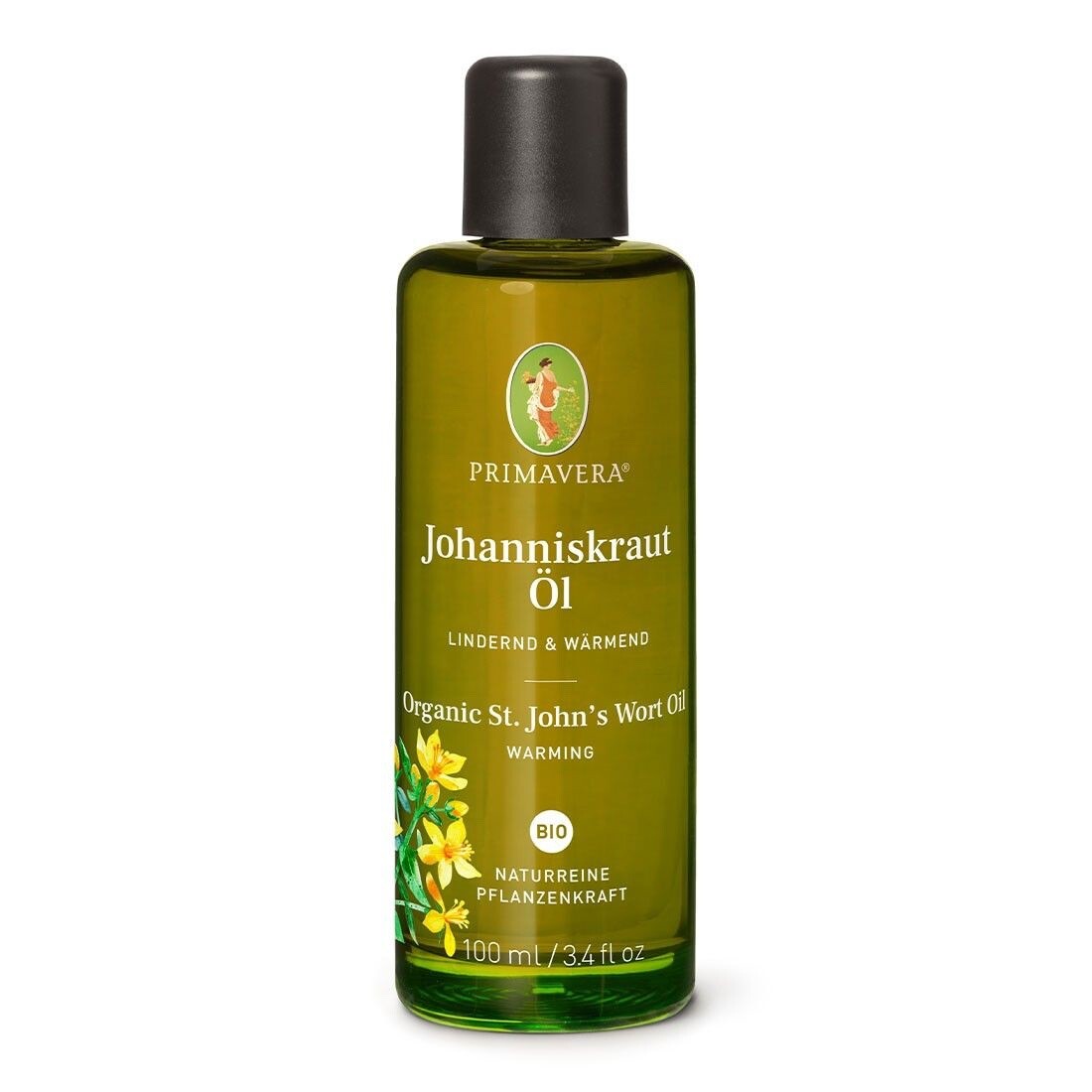 Primavera Johanniskrautöl bio 100ml 100% naturreine Qualität in Rapsöl MHD 06/26