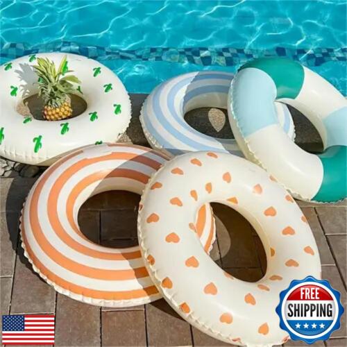 Pool Floats Swimming Rings for Kids, Age 5-10 Inflatable Swim Tubes Ring Toys - Picture 3 of 5