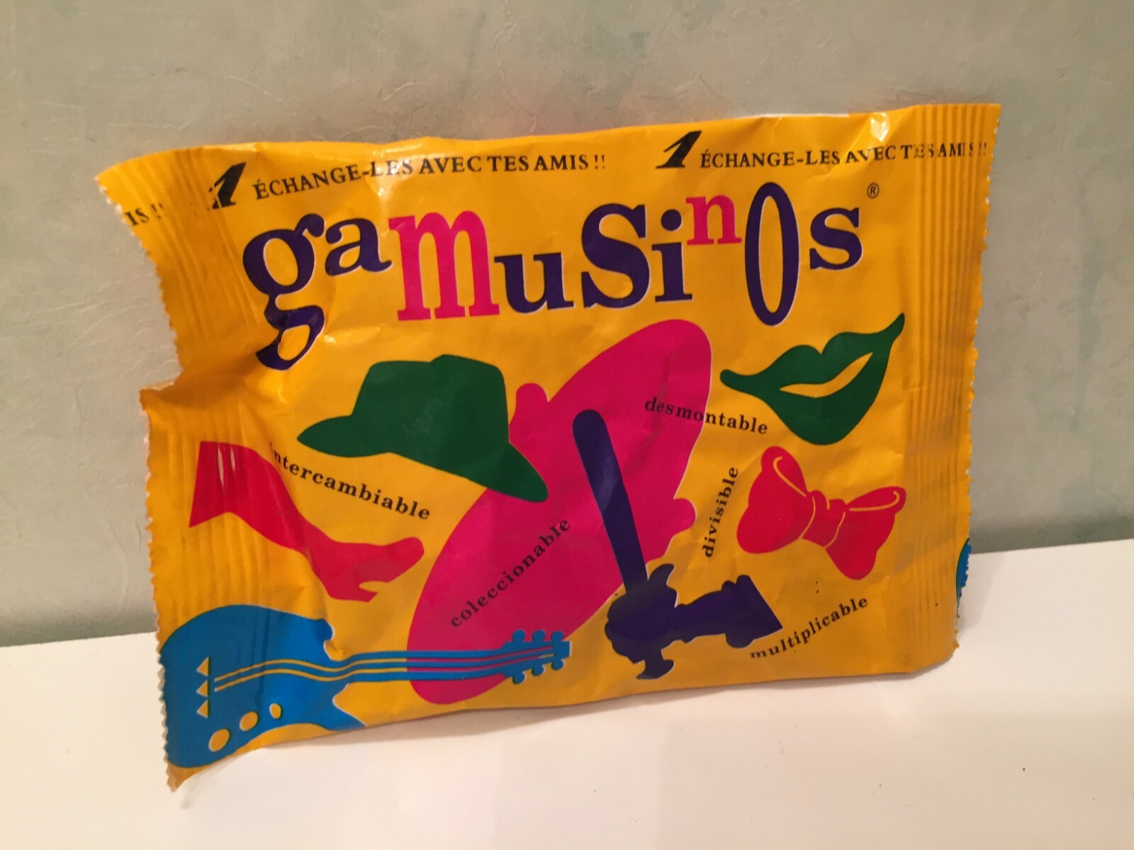 Figurine Gamusinos Toro sachet fermé jouet vintage monstre démontable