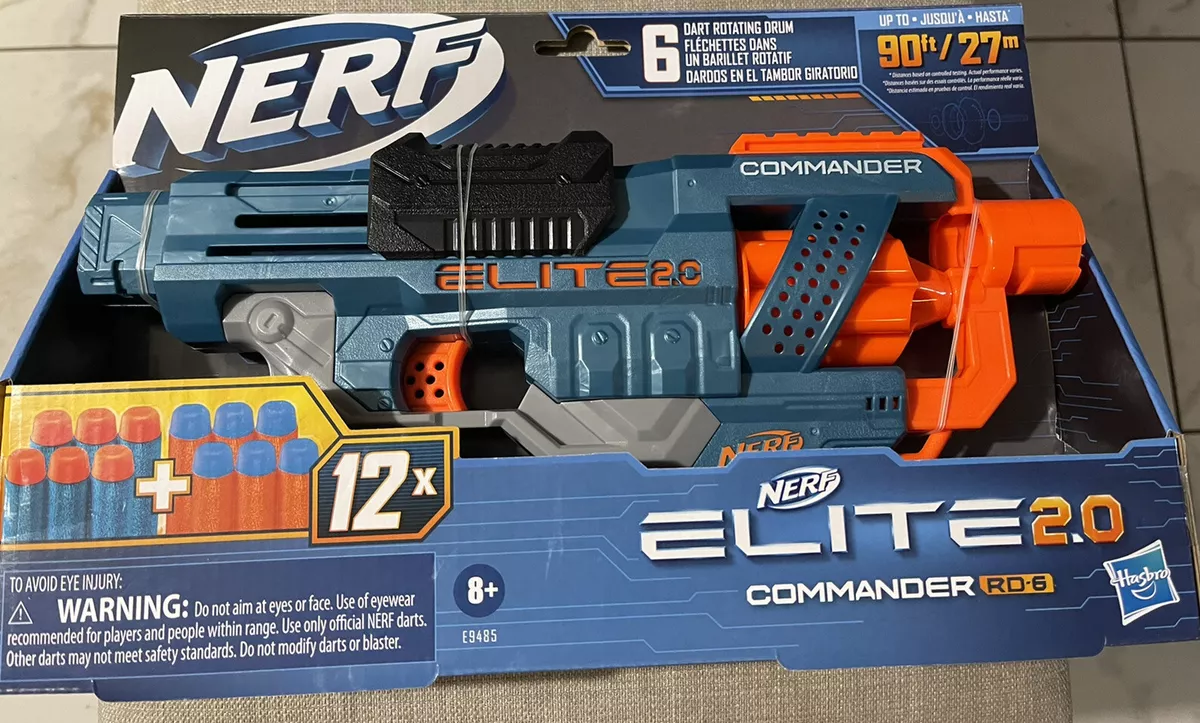 NERF Elite 2.0 E9485 Commander RD-6 Blaster 630509944439