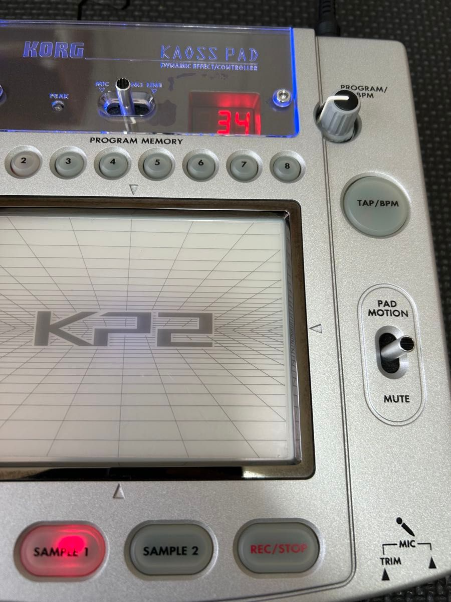 Korg KP2 Kaoss Pad Dynamic Effects Controller with AC Adapter