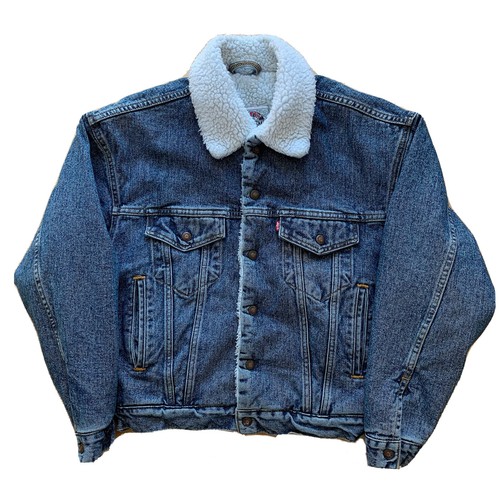 Vintage Levis Sherpa Lined Denim Jacket 