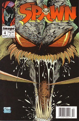 Spawn #4 (Newsstand) FN; Image | Todd McFarlane With Coupon - we combine shippin