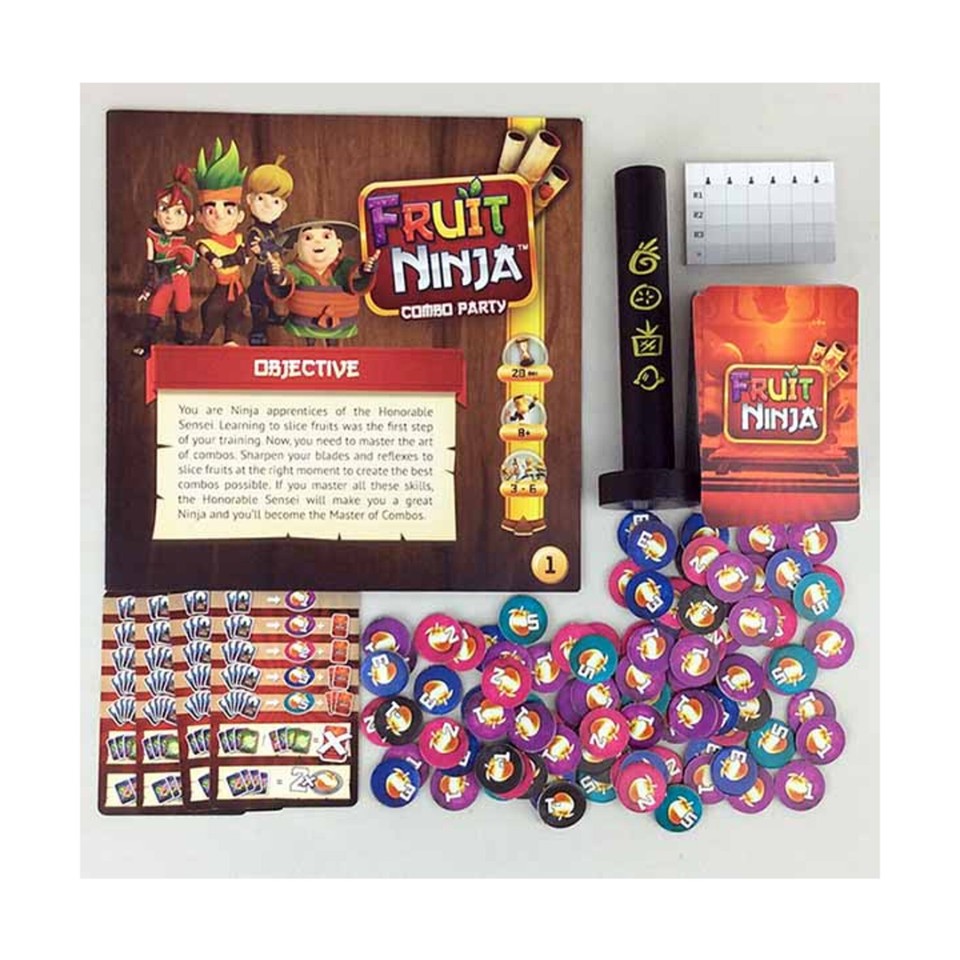 Lucky Duck Board Game Fruit Ninja Combo Party Box EX eBay